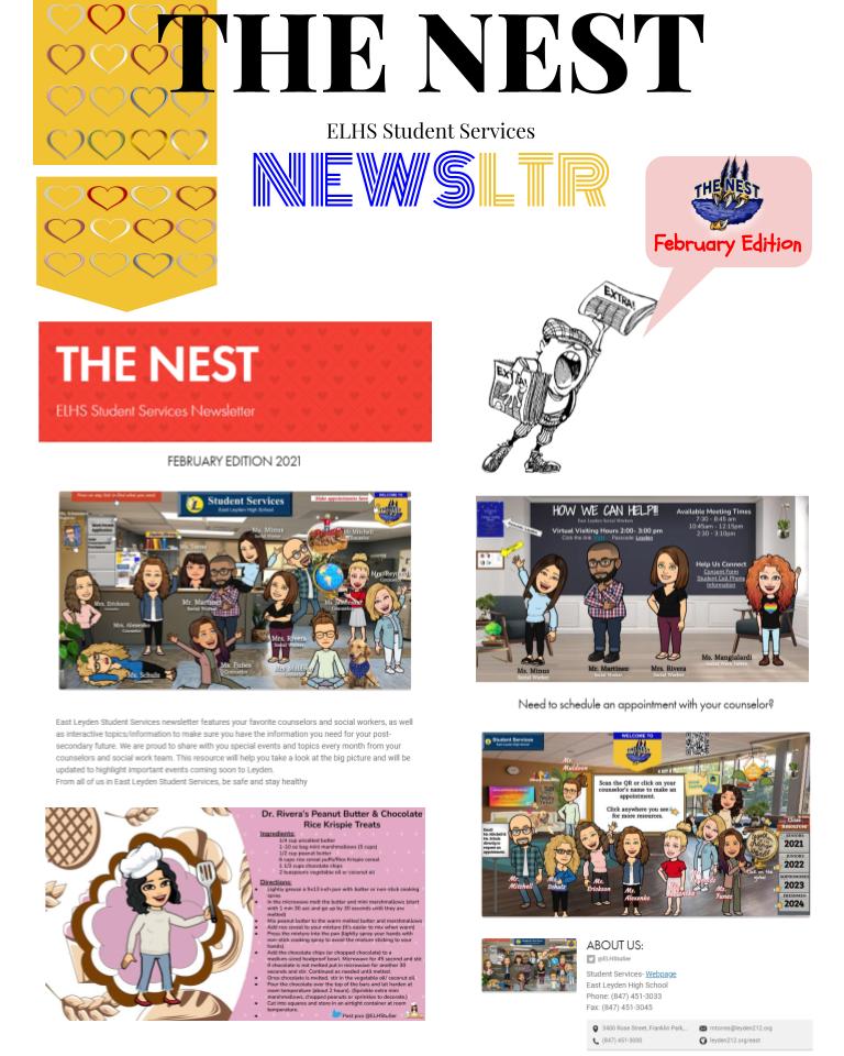 THE NEST via <a href="/SmoreNewsletter/">Smore</a> smore.com/jx8tgb-the-nest
