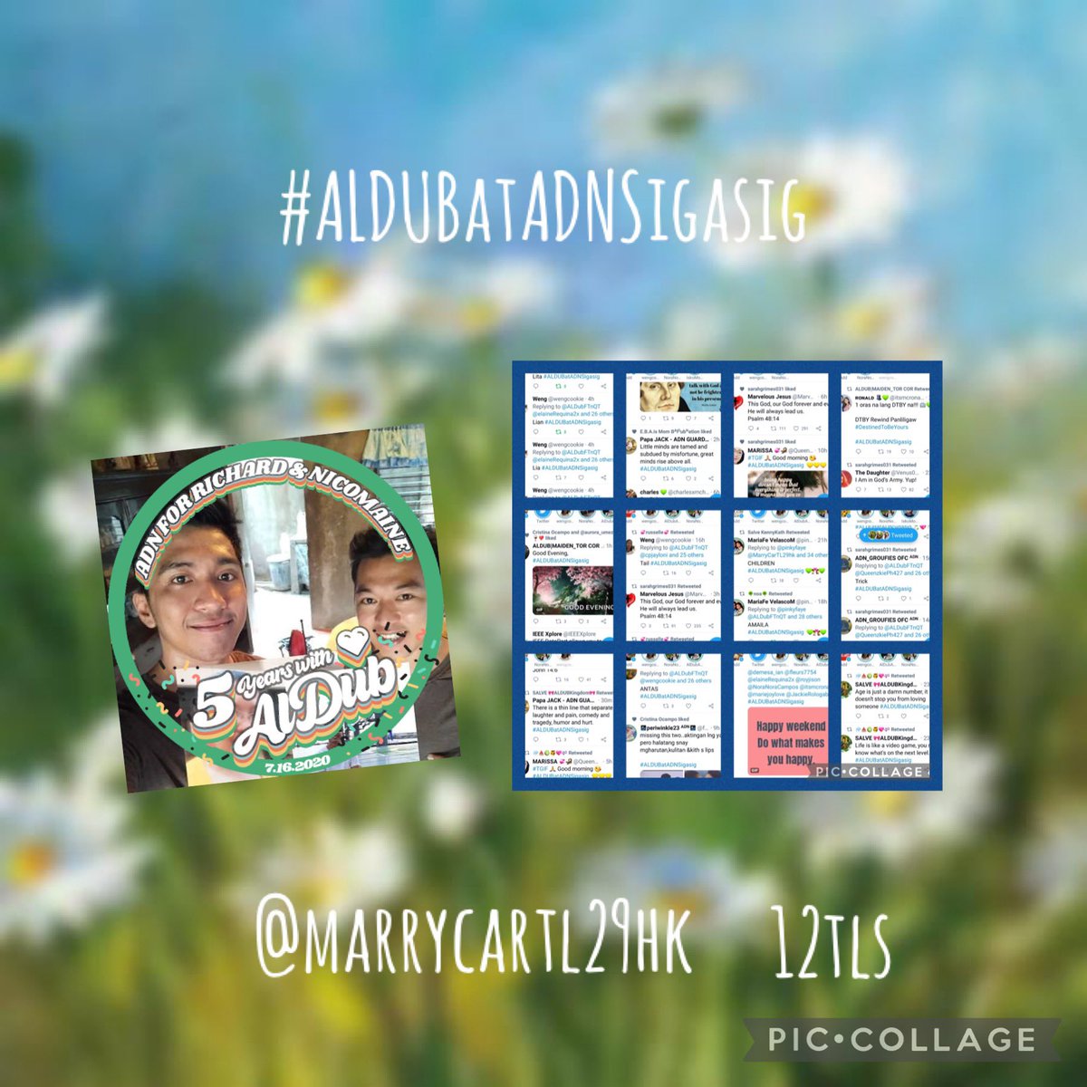 May 12 TLs si @MarryCarTL29hk . Thank you ❤️

#ALDUBatADNKeepTheFaith