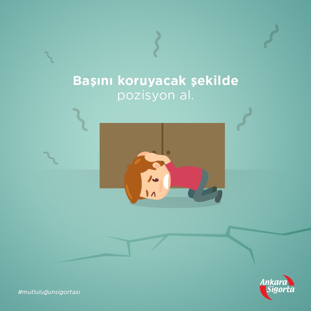 ankarasigortaa's tweet photo. Olası deprem anında ne yapılmalı?#mutluluğunsigortası https://t.co/IDhpETG0Xd