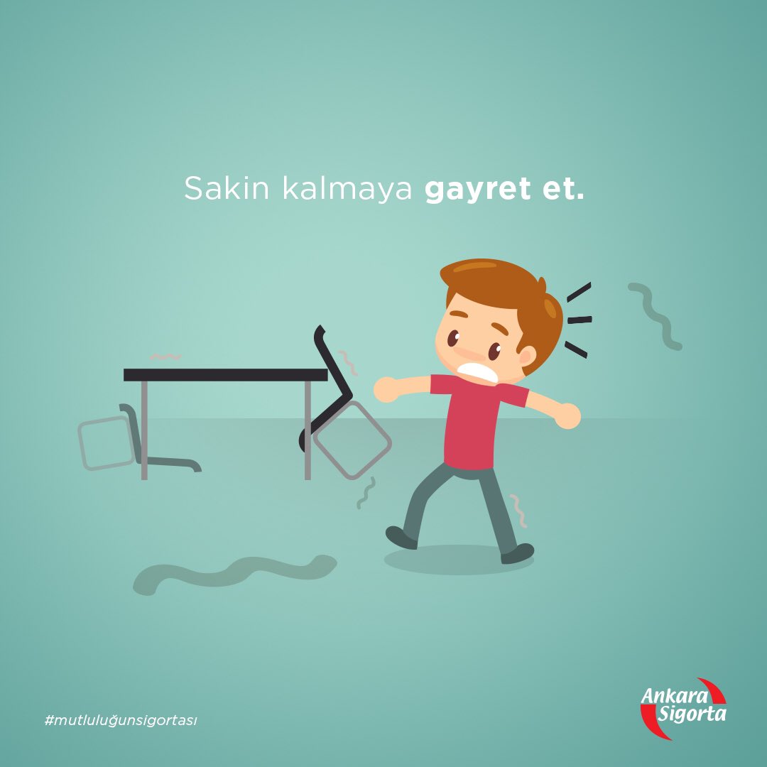 ankarasigortaa's tweet photo. Olası deprem anında ne yapılmalı?#mutluluğunsigortası https://t.co/IDhpETG0Xd