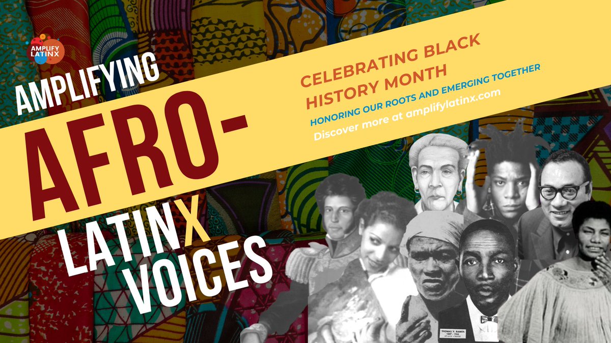 Proudly spotlighting eight Afro-Latinx historical figures who, through their leadership changed the narratives and elevated the voices of Afro-Latinx across Latin America and the US. Discover more: hubs.ly/H0GWPVK0 #amplifylatinx #latinx #afrolatino