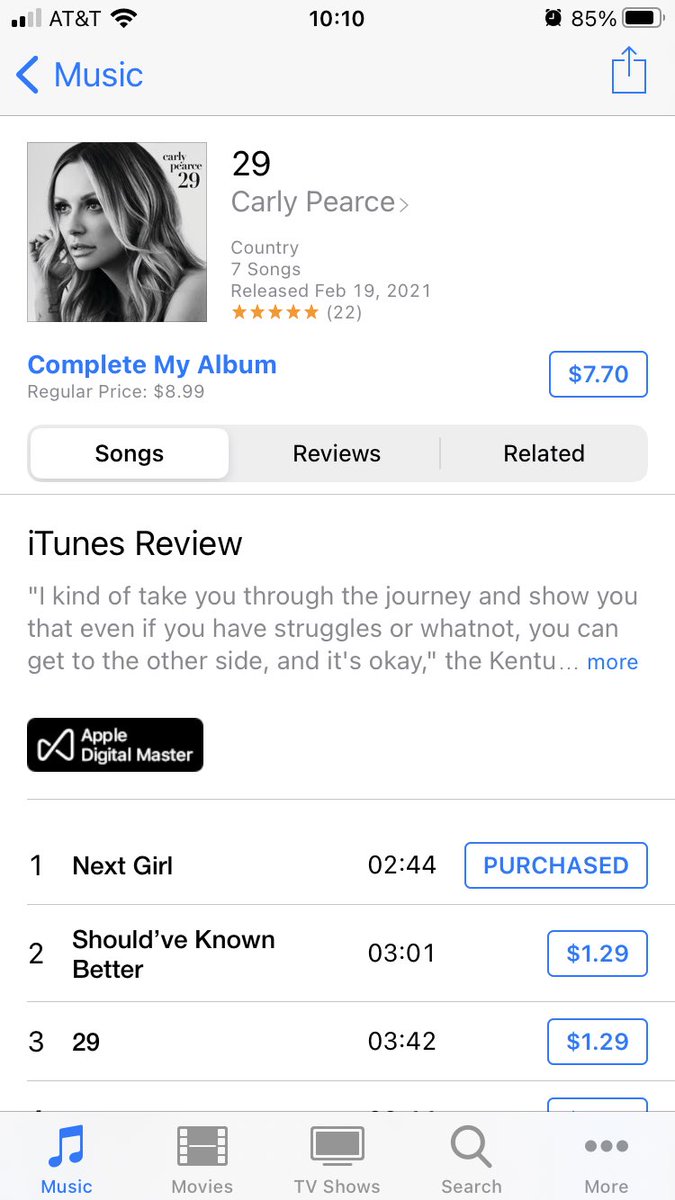 My birthday treat from <a href="/carlypearce/">Carly Pearce</a>  🥳🥰