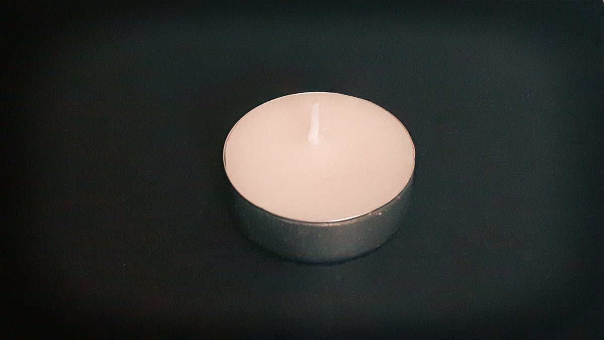 13/25 Next, I set my tealight candle out and before I do anything, I get clear and centred with my intention. I just observe the candle and relax using slow, steady breathing. Understand that you are about to work magic in your life.