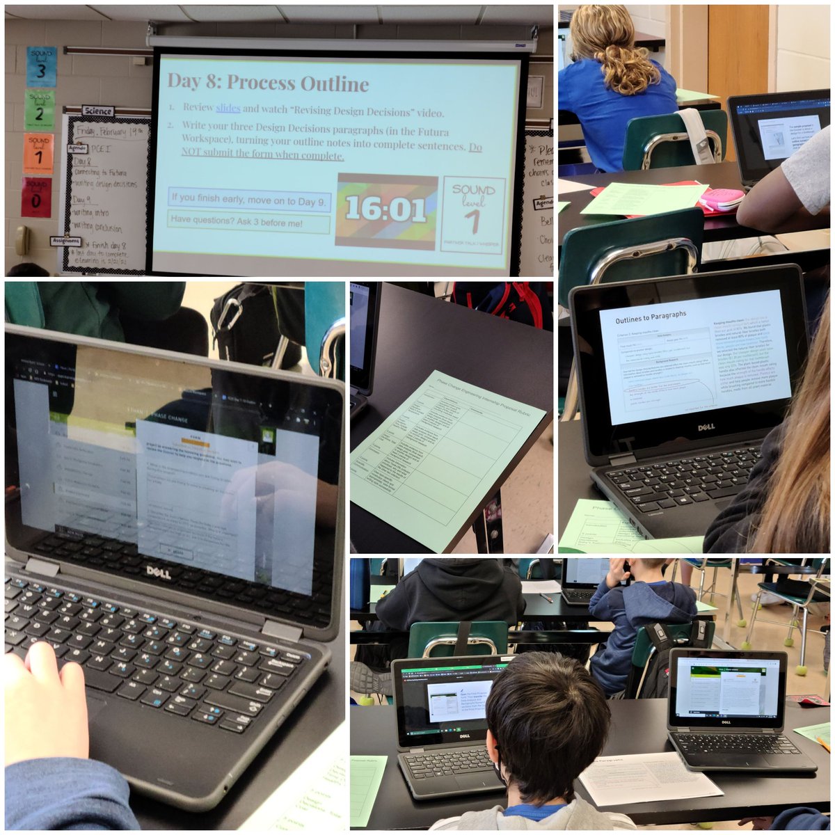 7th Graders <a href="/mps_russell/">Russell Middle</a> writing about their Design Decisions as part of their Engineering Internship.  <a href="/MsHenderson_RMS/">Lizzy Henderson</a> provides clear learning targets and success criteria through a rubric, video, and modeling to guide their thinking. <a href="/UNOCADRE/">The CADRE Project</a> <a href="/BethLFink/">Beth Fink, Principal at Russell Middle School</a> #Proud2bMPS