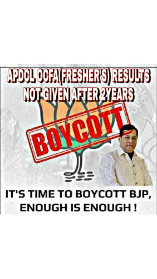 Publish apdcl fresh results immediately,@himantabiswa !boycott bjp