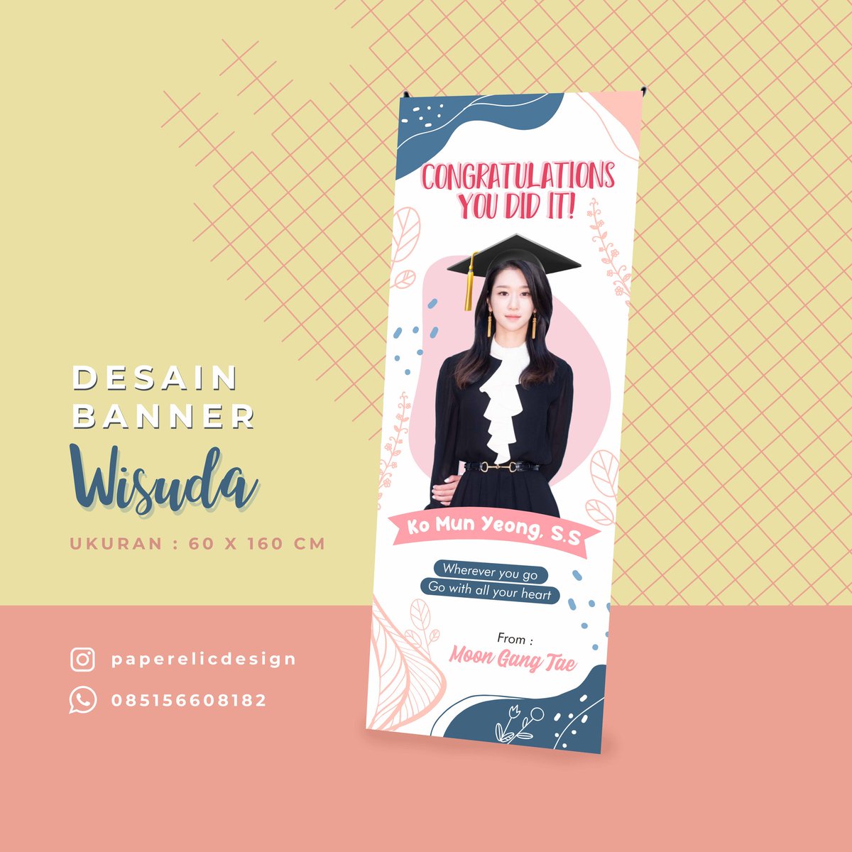 Contoh Banner Wisuda Keren - contoh spanduk makanan dan minuman