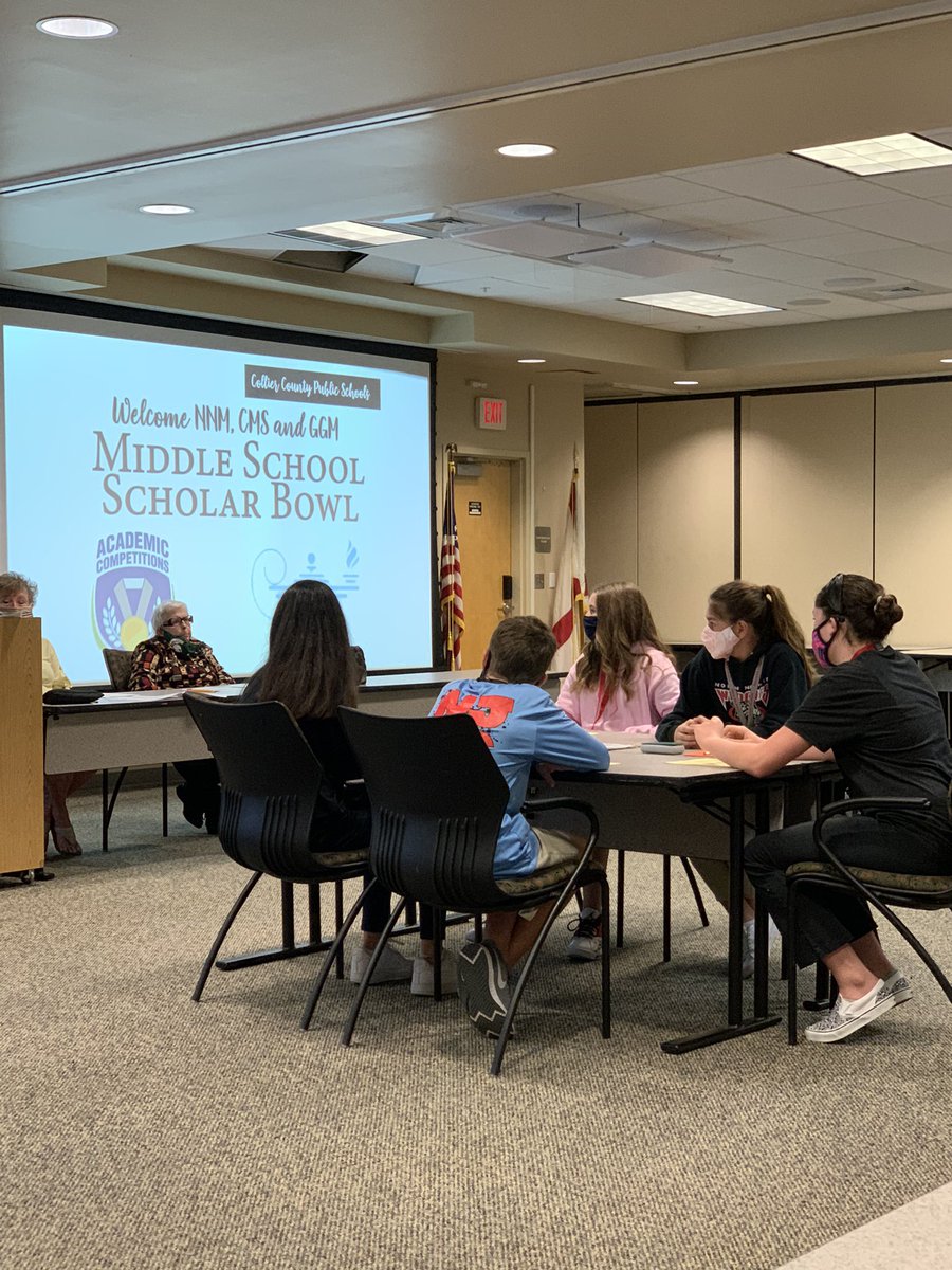 Big winners today! Scholar bowl match was a success! <a href="/NNMSWildcats/">NNMS</a>