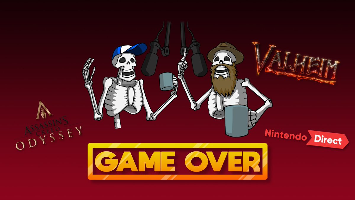 GameOverPod's tweet photo. @MabayaMaana pratar om nya storhitten Valheim och @ultrafail spelar lite Assassin's Creed Odyssey.
Vi pratar också om Nintendo Direct.
.
#Gamer #spelpodcast #Yolo #Gameover #I337 #spelliv #Gameoverpodcast #Mabaya #podcast #sweden #nördliv  #Valheim #NintendoDirect #AssasinsCreed https://t.co/soAVhP8nfk