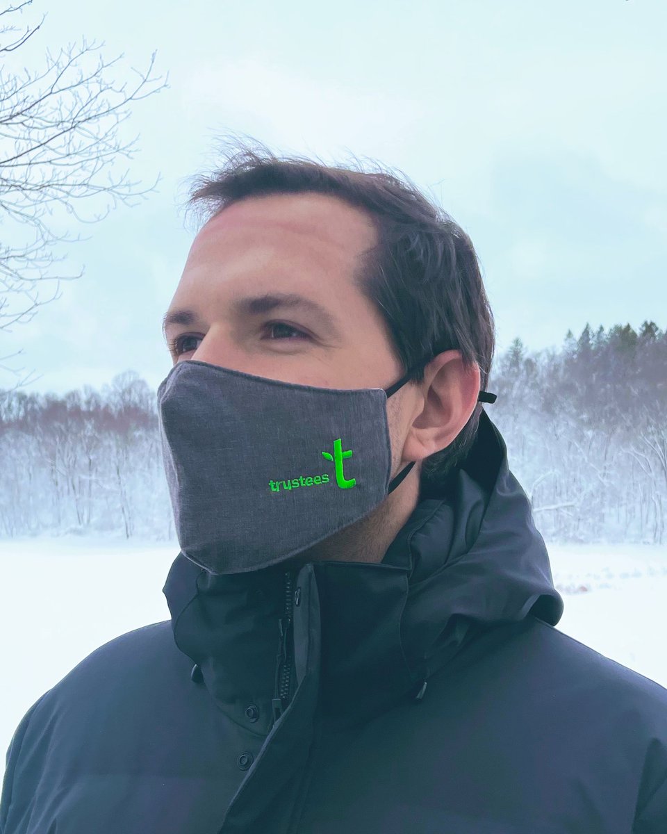 thetrustees's tweet photo. Look what popped into our online shop! Wearing a mask is still a good idea! In fact, experts suggest that you consider wearing two. Now your mask can also tell everyone that You are a Trustee! 💚  https://t.co/s68IDrm8pD #WearAMask #TheTrustees https://t.co/p3Q95rgBpe