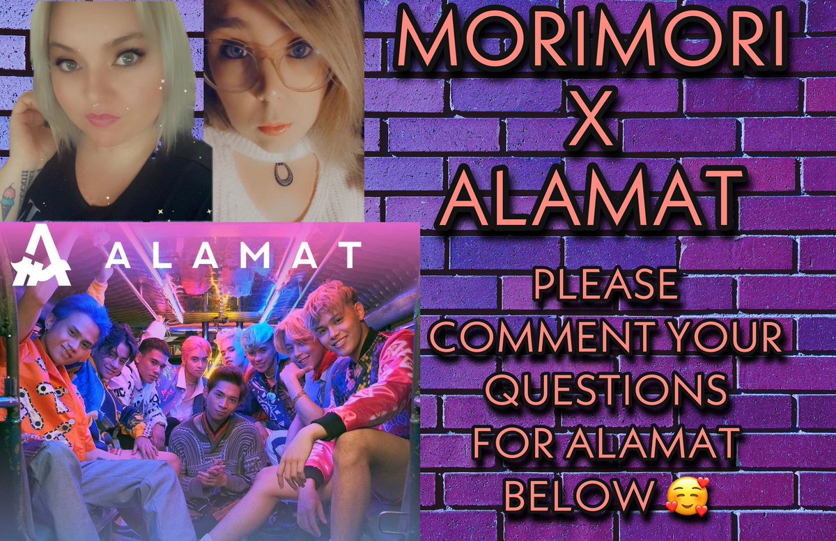 MoriMoriENT's tweet photo. Hey Meteorites 🥰 We’re so excited to announce that we will be INTERVIEWING #ALAMAT 🎊 #Magiliw 🤎 Please let us know what you want to ask ALAMAT below 🤩 (interview will not be live so stay tuned for upload updates) @Official_ALAMAT #ALAMATkbyeMV #kbye #kbyemv #ALAMATdebutsong https://t.co/oLLM8SYDW6