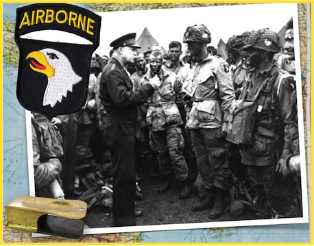 travishampl's tweet photo. My students loved the Thinking Thursday program from @EisenhowerFound called “Attic Artifacts: 101st Airborne.” They enjoyed guessing the artifacts, especially the brass clicker. Thanks Ike Educators! https://t.co/9JFwZgYBQh https://t.co/ZoM6Q1QMKM