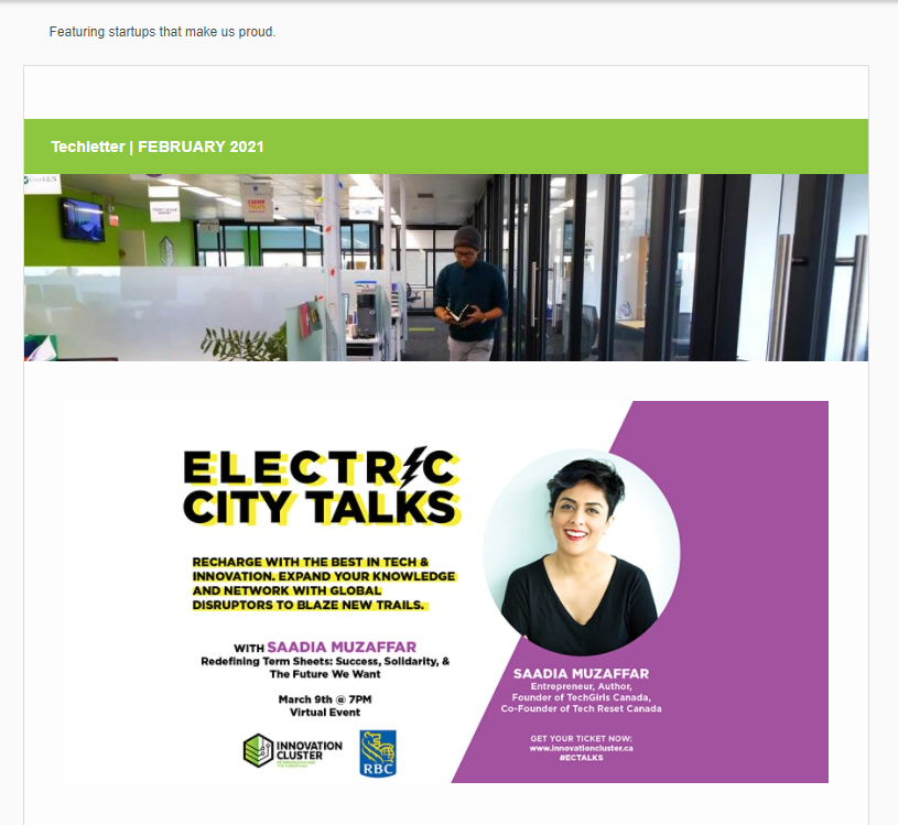 InnovationPtbo's tweet photo. Our latest #Techletter is here! 📰
Get caught up on our latest event launches, startup news and more! 👇 #startupnews #incubator #startupnewsletter #ptbo
https://t.co/YmNCY5ar9l https://t.co/cKf9nDGkAK