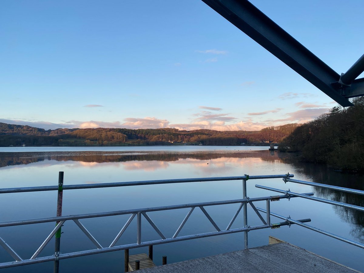 jca_ltd's tweet image. One from a few weeks ago, but a rather sublime early morning site visit #windermere #viewsfromthescaffold