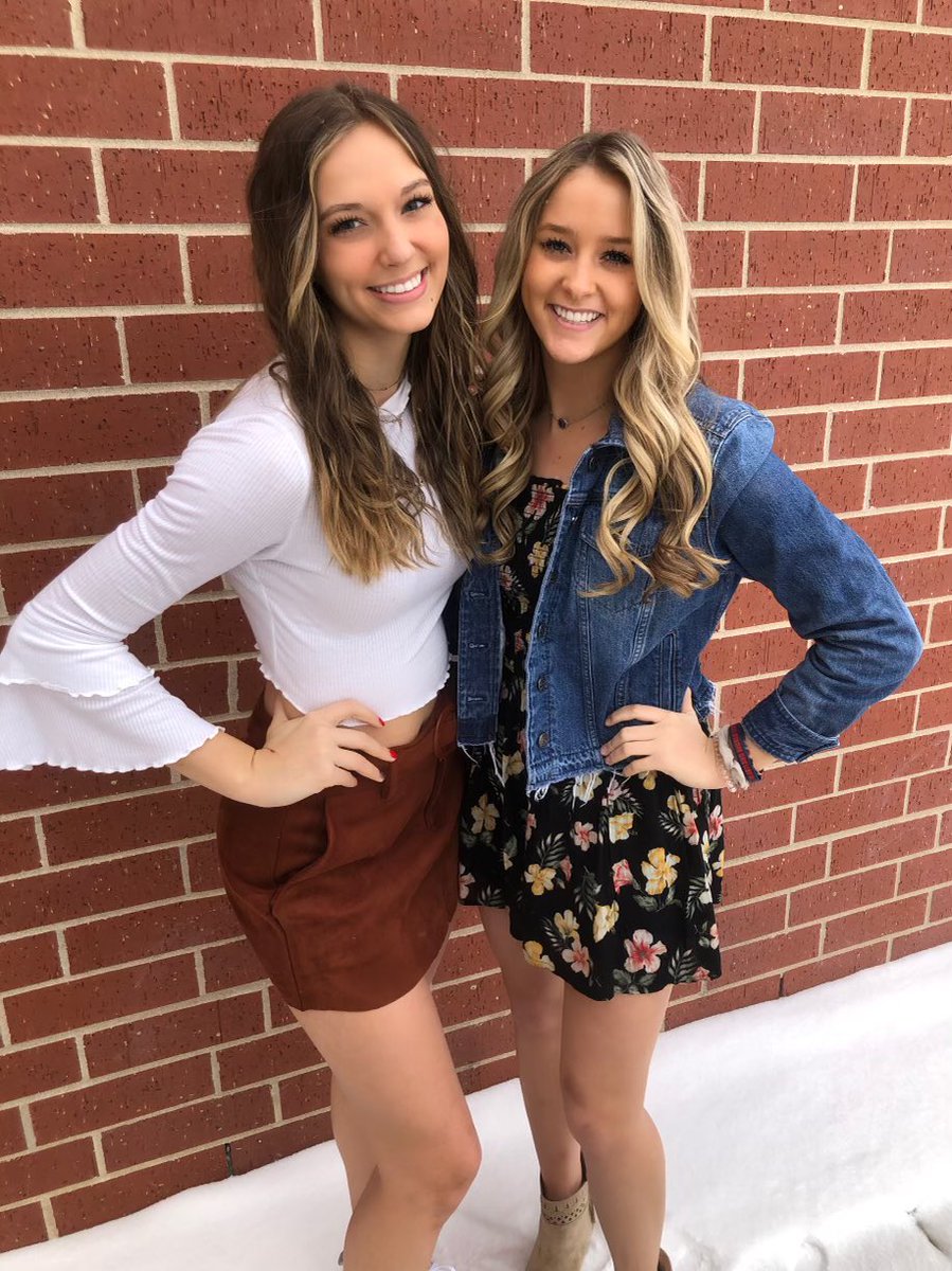 BroncoVB's tweet photo. SO proud of these two SH Volleyball players getting nominated as homecoming candidates! Beauties inside and out! 💜🏐 💛 https://t.co/rCW3zcB3sR