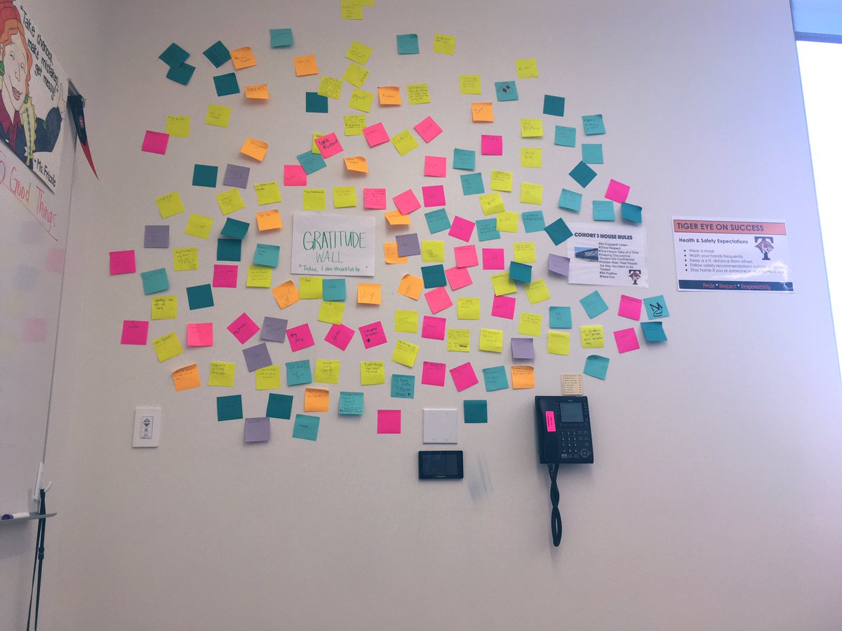 MsLDoesScience1's tweet photo. Our gratitude wall is growing here in Science 9! Do you think we’ll be able to cover the wall by the end of the trimester? https://t.co/36kPlGbpUq