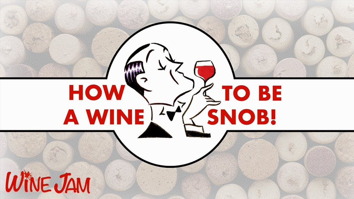 WineJamYouTube's tweet photo. Out Now the New WINEJAM YouTube episode  How to be a Wine Snob !! As you have plenty of time on your hands why not take a look at the fancy terms and sayings in wine to help you learn but mostly to sound posh when talking about wine. !!! Click the link 

https://t.co/c2YYHDJXTm https://t.co/IIo9afXFg3