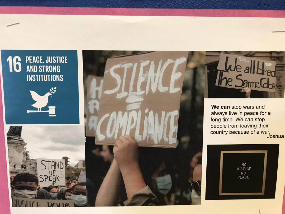 Grade 5/6 students sharing what we can do to reach the UN Sustainability Goals by 2030 <a href="/ErinAltosaar/">Erin Altosaar</a> <a href="/tdsb/">Toronto District School Board</a>