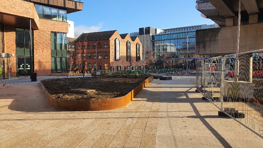 Fantastic new view of our project Water Court from within the new Broadmarsh development public space! 

westbridgfordwire.com/new-images-rev…

#nottingham #nottinghamviews #architecture #regeneration #newvista #citycentreredevelopment