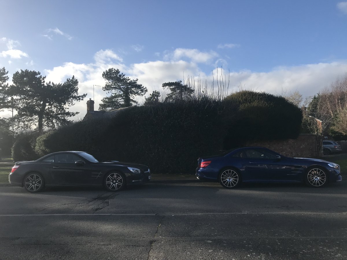 NigeUnsworth's tweet photo. Thanks for all the birthday well wishes today - whoโd have thought I was so young?! #swaptime #mercedesbenz SL on its way; replaced with a stunning blue 400 #amg for the next few years. Top client. Been doing business together for years ๐๐ #nigelcarbroker #carsofinstagram https://t.co/ghUhWLRih2