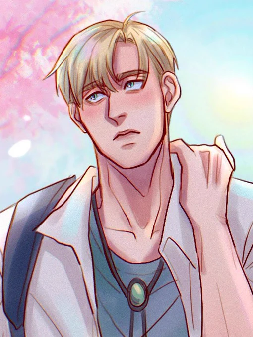 cherry blossom season 🌸 

#eruri #エルリ #erwinsmith #leviackerman #進撃の巨人 