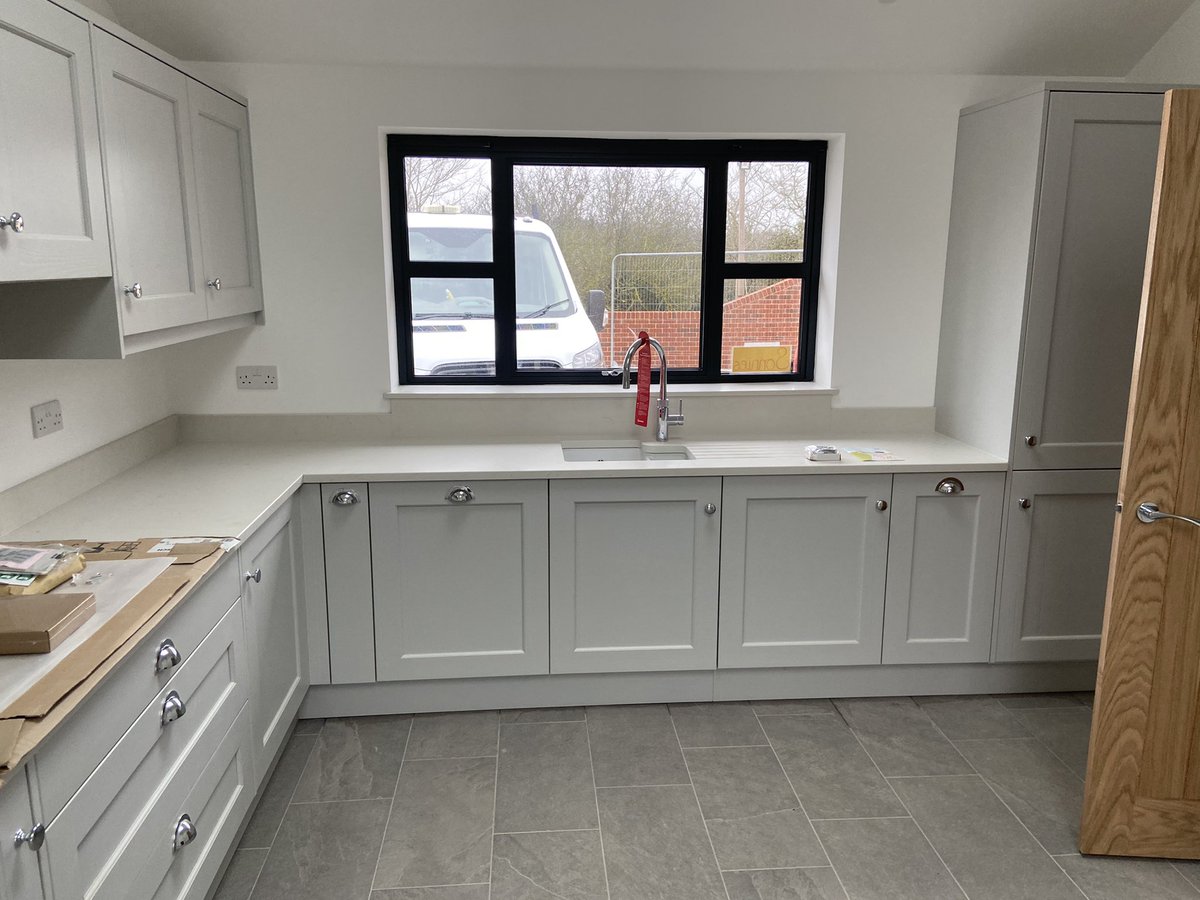 Sam1Howard's tweet photo. Back on site this week and another @Magnet_Capital development of 2 bungalows, this time in Suffolk is completed and now sold. On to the next project. Check out the neighbour’s property - I kid you not!! https://t.co/QYdodkFvgd