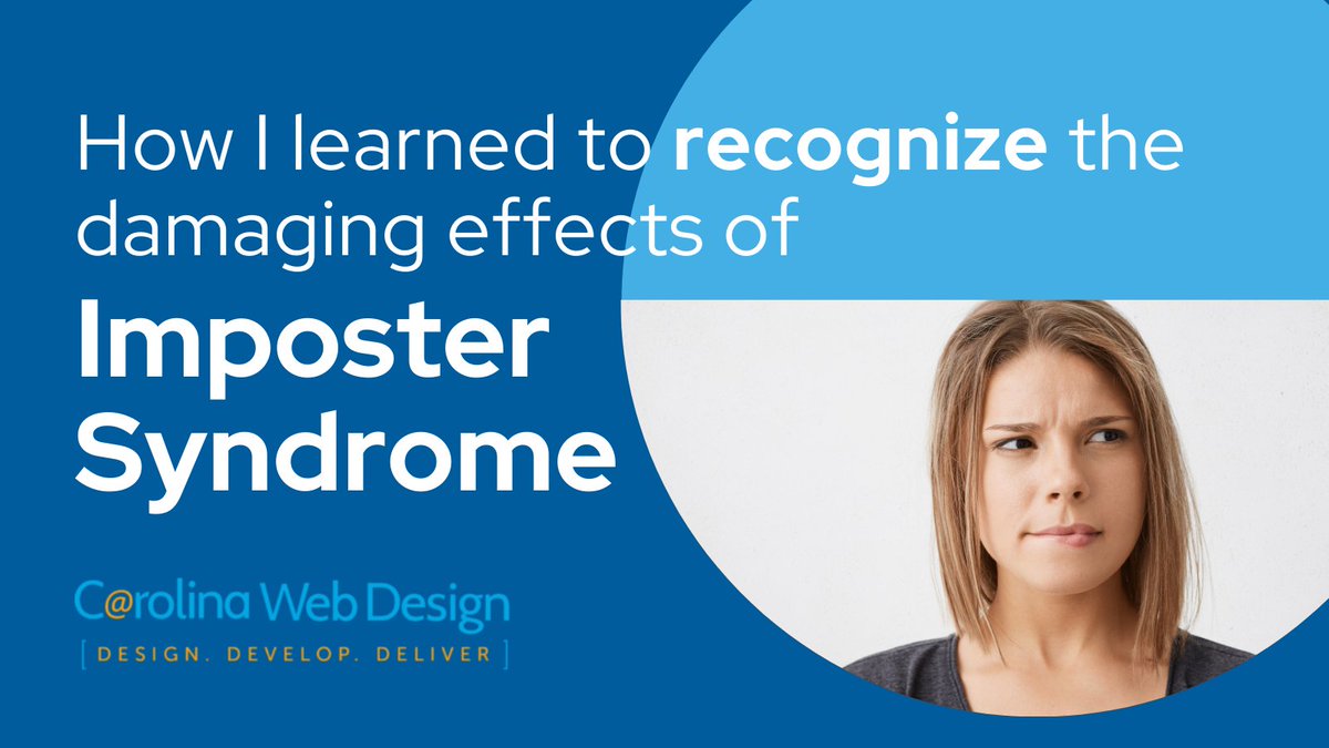 carolina_web's tweet photo. My mind was blown when I first heard of imposter syndrome. I was able to open up doors I didn’t even know existed, &amp; get rid of all of my limiting beliefs. If you think you have imposter syndrome, or have never even heard of it, check out our blog post! https://t.co/RuupjBDlVj https://t.co/FT4kaMjQvE