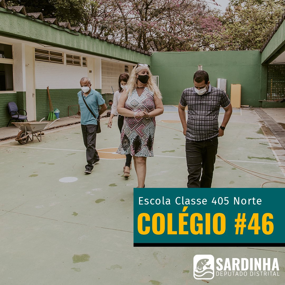 sardinhadf's tweet photo. Quero ver quem conhece essa escola visitada pelo deputado Sardinha! 👏🏽

Dessa vez batemos ponto lá na Escola Classe 405 Norte, quem aqui conhece? 😍🙌🏼

Agradecemos aos professores, alunos e a comunidade pela receptividade! ♥️

#df #educação #brasilia #escolasdf https://t.co/sYbj0jFaBS