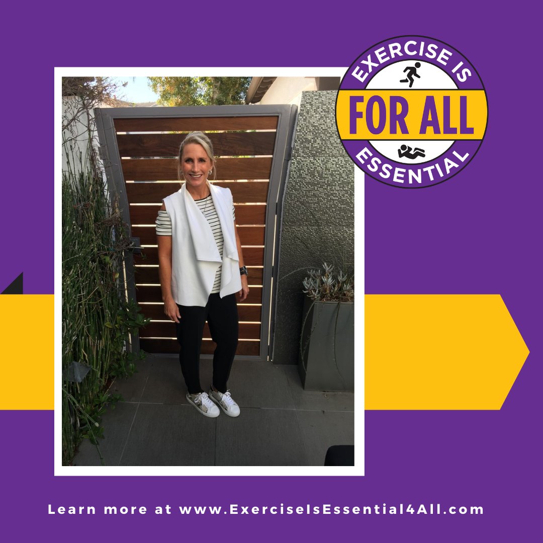 "As a retired CHP officer, it's essential I stay healthy not only mentally but physically. People that live a healthy lifestyle will adhere to the rules, especially in this new year. People are searching for a positive outlet..." — Stacy, Huntington Beach #exercise4all