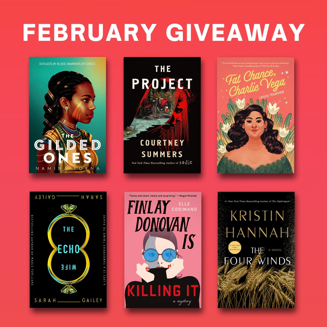 thenerdaily's tweet photo. INTERNATIONAL GIVEAWAY! 🎉 FOUR lucky international followers will receive their choice from these 6 February book releases.
To Enter:
1. Follow The Nerd Daily
2. Reply with what February release you would pick!
3. Then, retweet this tweet!
Ends Feb 27th 11.59pm AEDT. T&amp;Cs below. https://t.co/ZukCTWQIwi