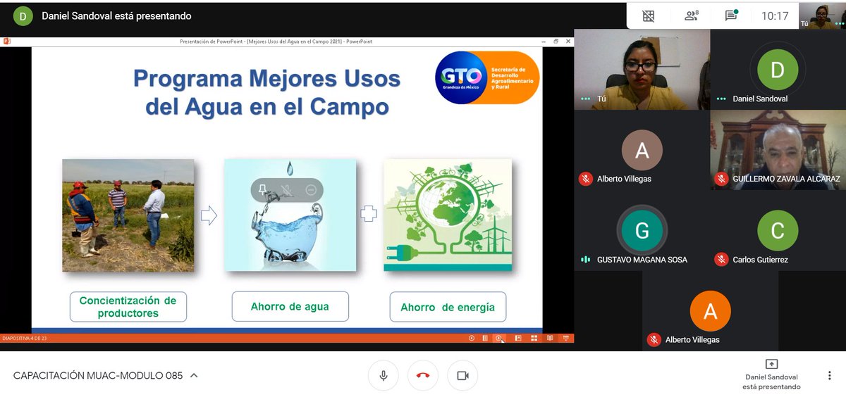 MUAC_GTO's tweet photo. Inicio de jornada de capacitación a Directivos, Gerentes y operadores del riego en el #DDR085 #LABEGOÑA, en el tema Uso eficiente del Agua. Se contó con la asistencia del Presidente del DDR y Directivos de la #SDAyR. 

#UsoEficienteDelAgua https://t.co/zomzsLYaBV