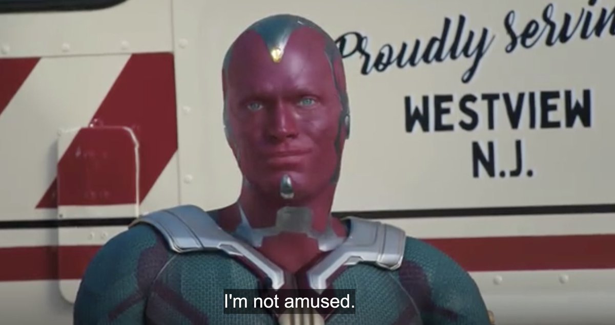 #Wandavision 
Having to wait a week for the next episode however: