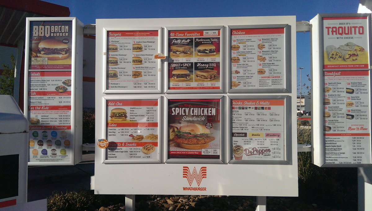 juliepassports's tweet photo. Looks who's open @Whataburger #SpringTX.
About to surprise my son!
Menu items are currently limited you can order #1 - 5.
only. Day #5 
#TexasWinterStorm2021
#Sunny and 50 degrees.
#HotDinner Finally!! https://t.co/5JxyoztP8Z