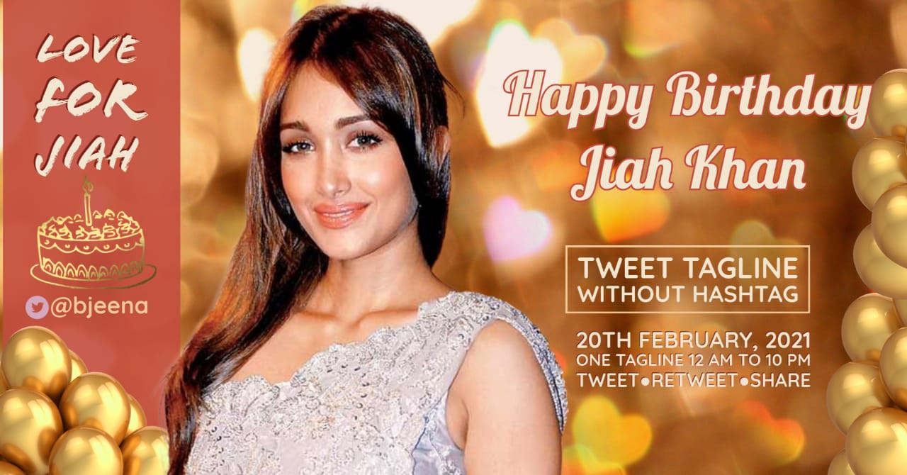 The Happiest Birthday to you dear!! Hope you are happy wherever you are!!  Happy Birthday Jiah Khan 