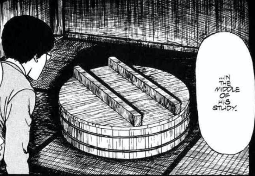 I find something aesthetically pleasing about the giant, vertical, mostly empty word balloons of translated manga. 
