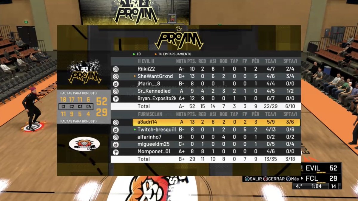 Jornada 2 de la @2kSpl ante <a href="/clan_furiass/">FuriaSs Clan</a> con un disputado BO3 en el que pudimos llevarnos el 2-1 a casa. Bien jugado a nuestros rivales y seguimos!! 💪🏽💪🏽
#GoDemons #GoEvil