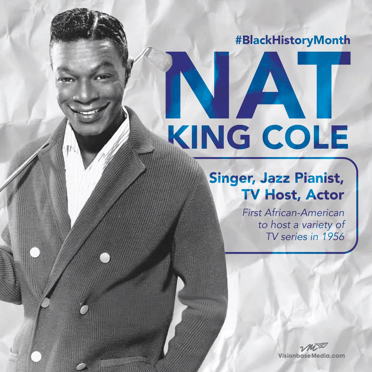 visionbasemedia's tweet photo. “I may be helping to bring harmony between people through my music.” #bhm #blackhistorymonth #vision #purpose #inspiration #natkingcole https://t.co/gfavaACBke