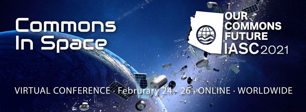 The Commons in Space Opening Session: Different approaches to the commons with <a href="/janssen_marco/">Marco Janssen</a> @ThatAkhilRao and @tanjamasson starts in 30 minutes! Don't miss it! 2021space.iasc-commons.org #CommonsInSpace
