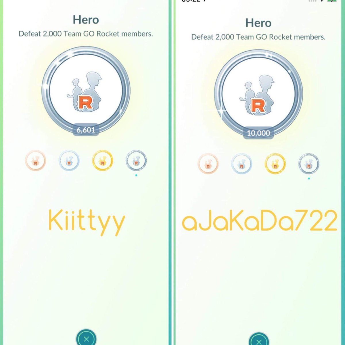 CoupleInstinct's tweet image. Road to 20.000 grunt now #teamRocketGO #PoGO