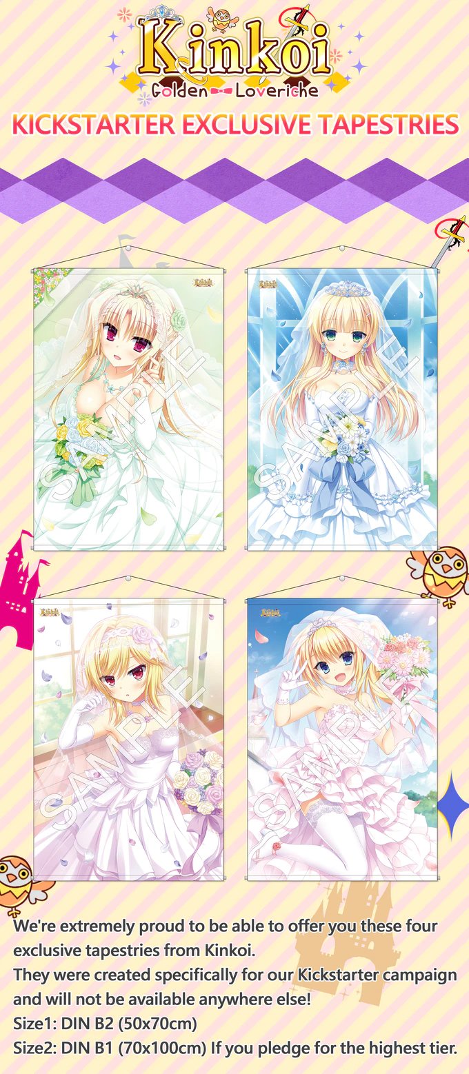 Visual Novel News on Twitter "[Official TL] The Kickstarter for Kin'iro Loveriche is now live