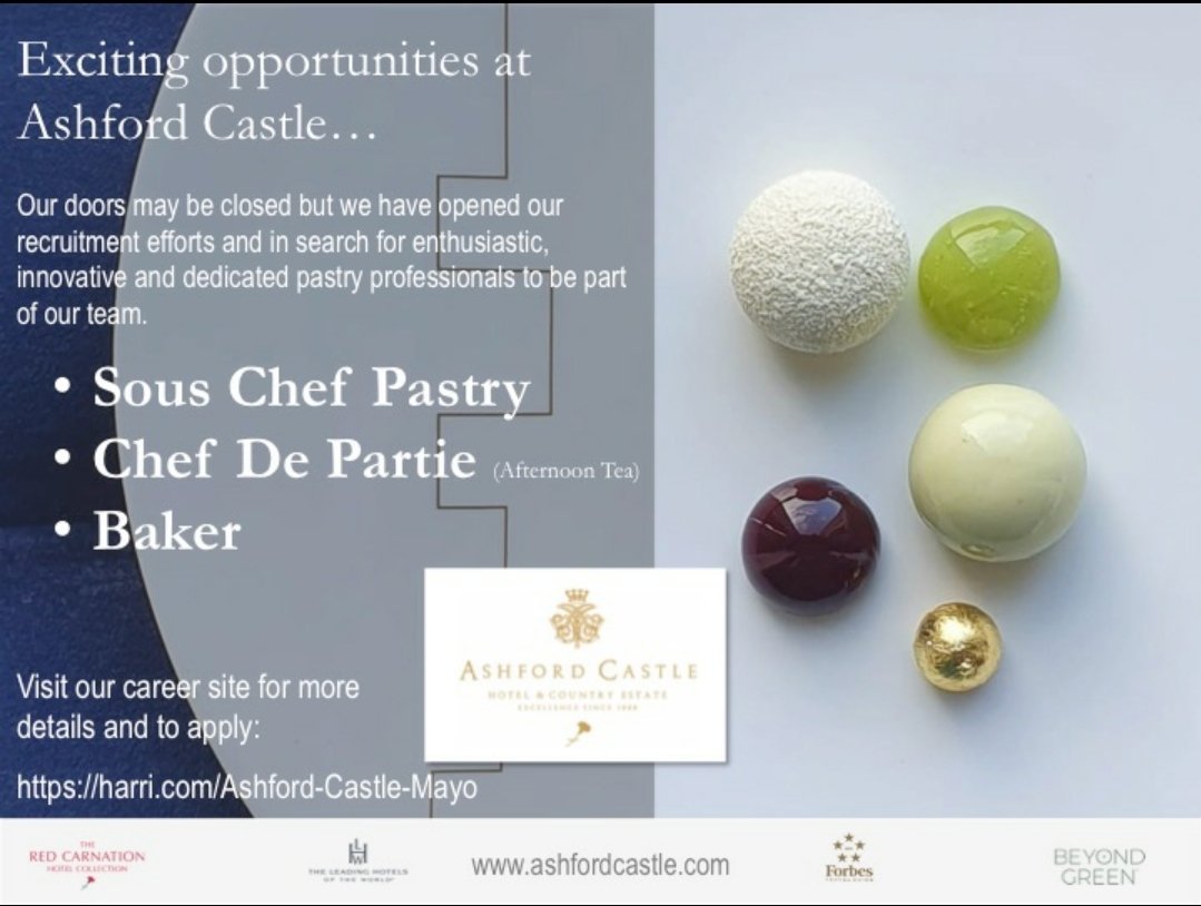 Our doors may be closed - However we have opened our recruitment in search of you!
#JoinOurTeam
<a href="/ashfordcastle/">Ashford Castle</a>