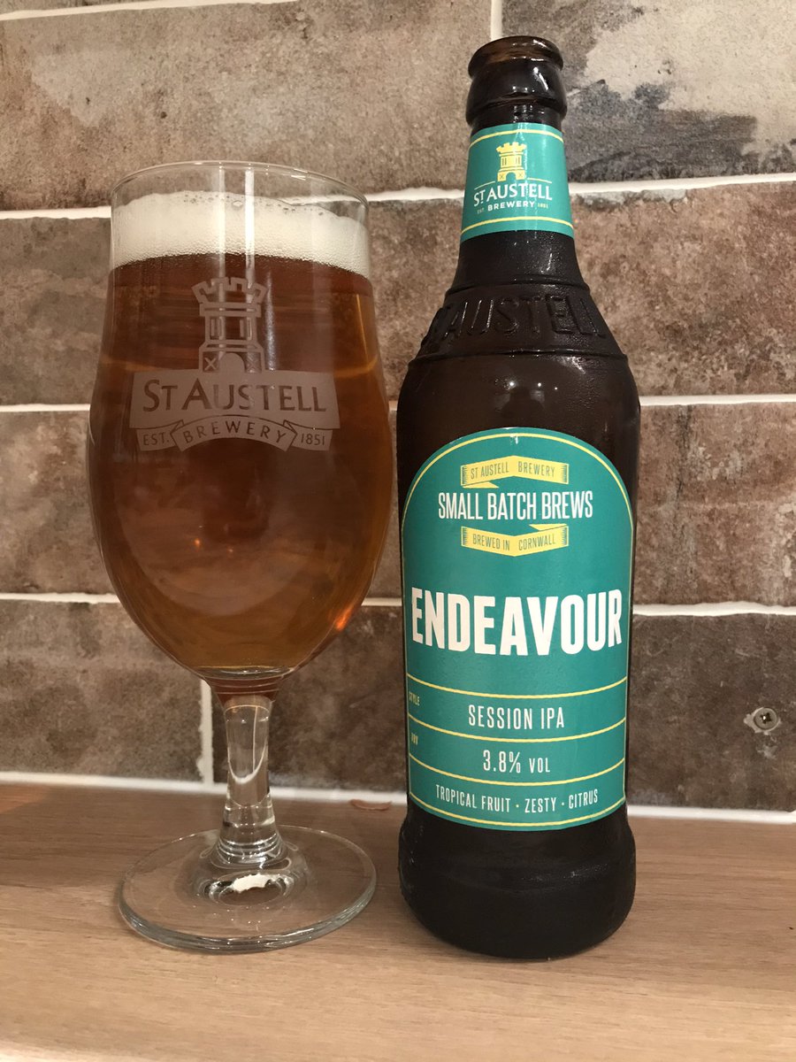 This small batch beer from <a href="/StAustellBrew/">St Austell Brewery</a> is a fantastic new beer!! Such a easy  session IPA citrusy and a nice bit of hop! A perfect brew 👍🍺