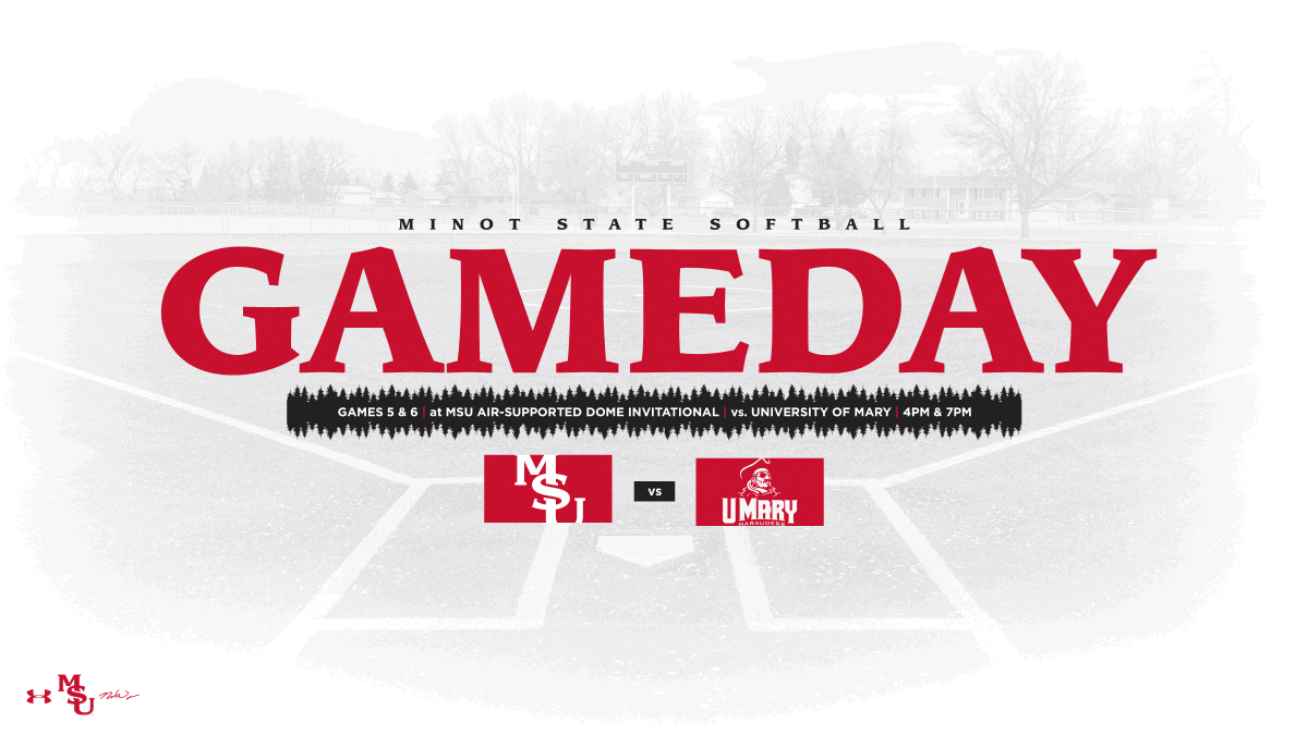 MSUBeaversSB's tweet photo. 🚨GAMEDAY🚨

Your Beavers open the 2021 MSU Air-Supported Dome Invitational with two games against UMary.

📍 MSU Dome
🗺 Minot, N.D.
⌚ 4 p.m. &amp; 7 p.m. (CT) 
💻 https://t.co/UetfMUIxES
🗞 https://t.co/aZ9GXisdEh

#BuildTheDam | #OnwardBeavers https://t.co/bQoBkAyTWB