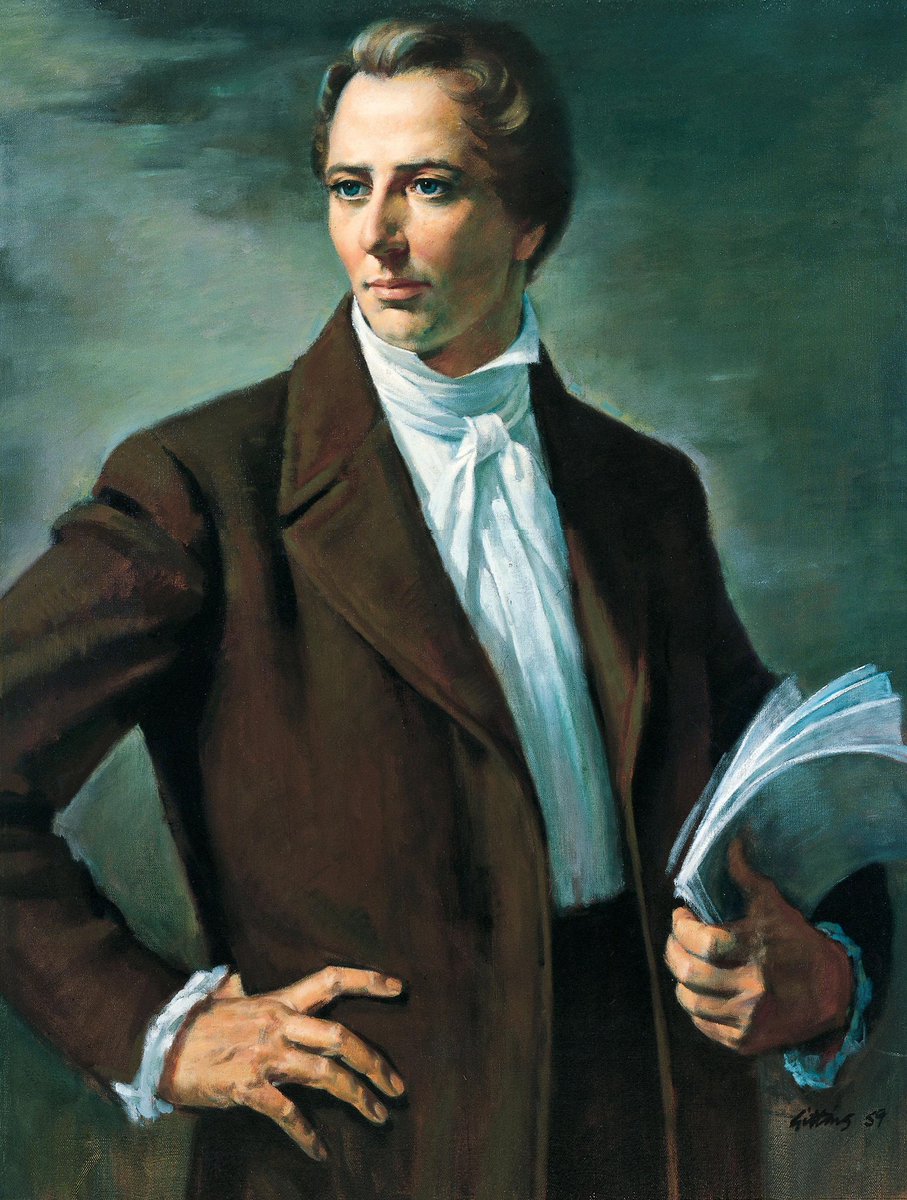 GetNoiZ's tweet photo. THE MIRACLE:
Not only was John Holland’s life saved, but one of his descendants was Joseph Smith, the Latter-day Prophet, who restored Jesus Christ’s Church to the earth again  [in 1830] after the Apostacy! [The Lord knows us, His people, and watches over us!] https://t.co/AgQo0gGpb2