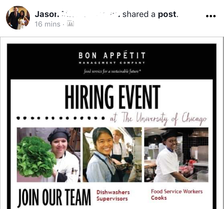 Check out jobs in our "Hire the Hospitality Job Board" FB Group! From short-term gigs to long-term jobs, people are posting jobs in our Facebook Group now! Find a link to the Group at the top of our Facebook Page: facebook.com/hirethehospita…. #hirethehospitality #chicagohiringevent