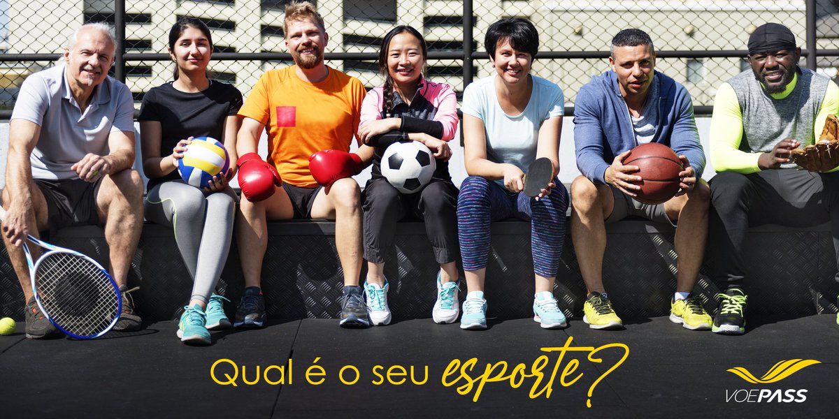 Hoje é dia do Esportista! Qual é o seu esporte? Nadar no rio Amazonas? Pedalar nas trilhas de Ponta Grossa? Correr na orla de Copacabana, no Rio de Janeiro ? Ou ir para o estádio do Morumbi, em São Paulo, torcer pelo time do coração?

#VOEPASS #Esportista #Esporte