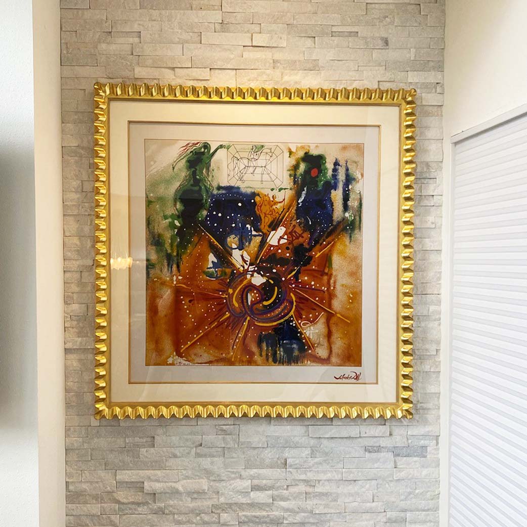 MMgallery's tweet image. So great to see this stunning #SalvadorDali framed piece in its home! 🤩 #customframing
