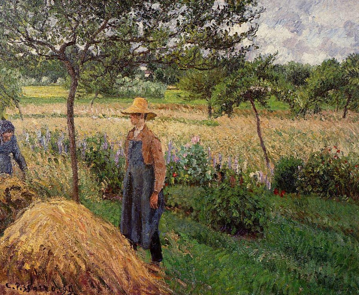 RT @artpissarro: Grey Weather, Morning with Figures, Eragny, 1899 #impressionism #pissarro https://t.co/WjsNvYo0WX