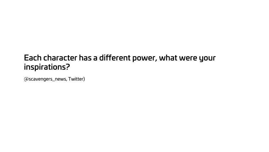 play_scavengers's tweet photo. Our #QuestionsoftheWeek blog is here - check out the team’s answers to your questions!
Thank you for all the #ScavengersGames q’s you’ve been firing over to us so far. Keep them coming and tune in for more answers next week!
https://t.co/aA4dB8IyfJ https://t.co/rtxBbIh0me