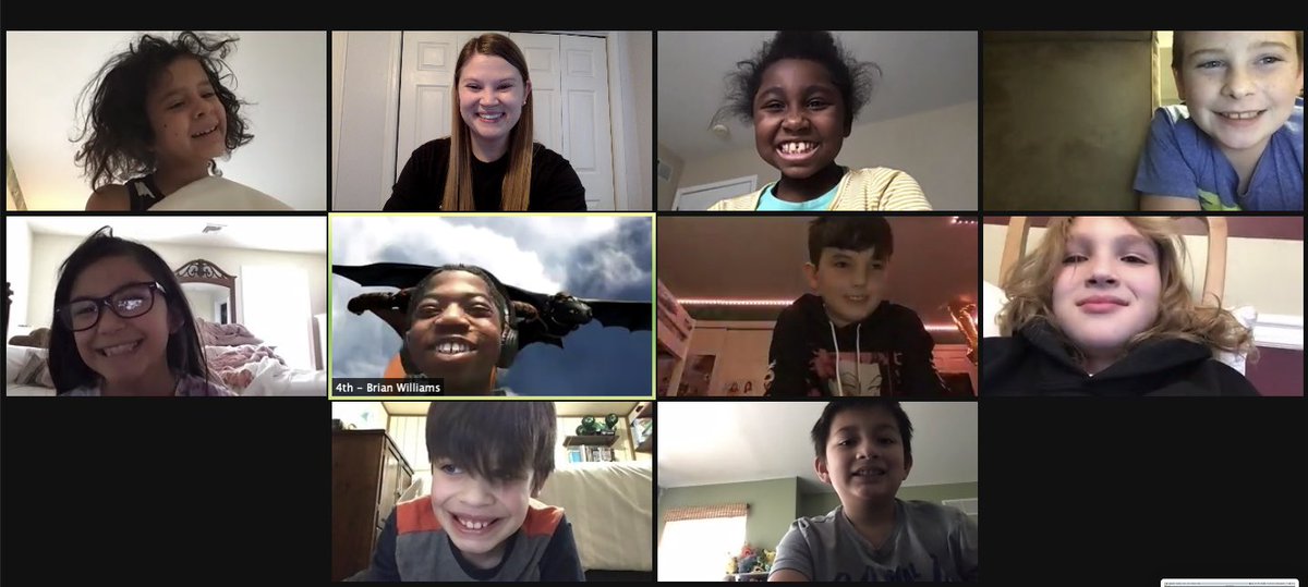 CBAWestChester's tweet image. Virtual meetings on this icy day! #4thgrade #snowdaylearning