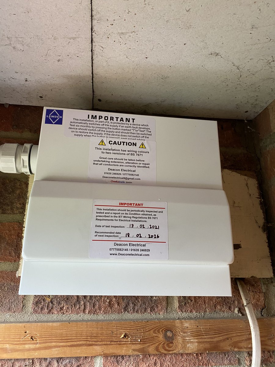 New consumer unit with surge protection